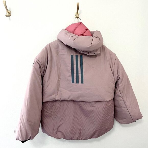 NWT Adidas Wonder Oxide Pink TERREX MYSHELTER COLD.RDY 600 Down Puffer Jacket L - Picture 8 of 14